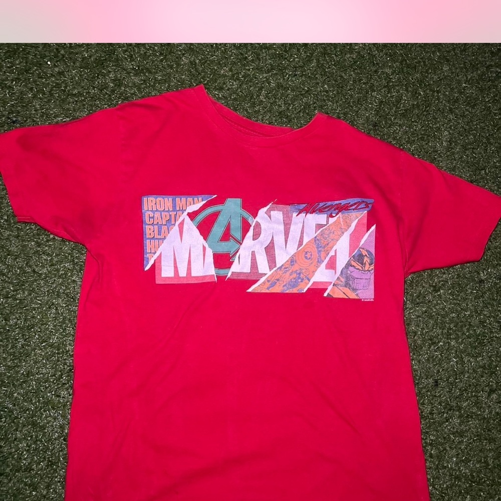 Marvel Red Avengers Kids Tee